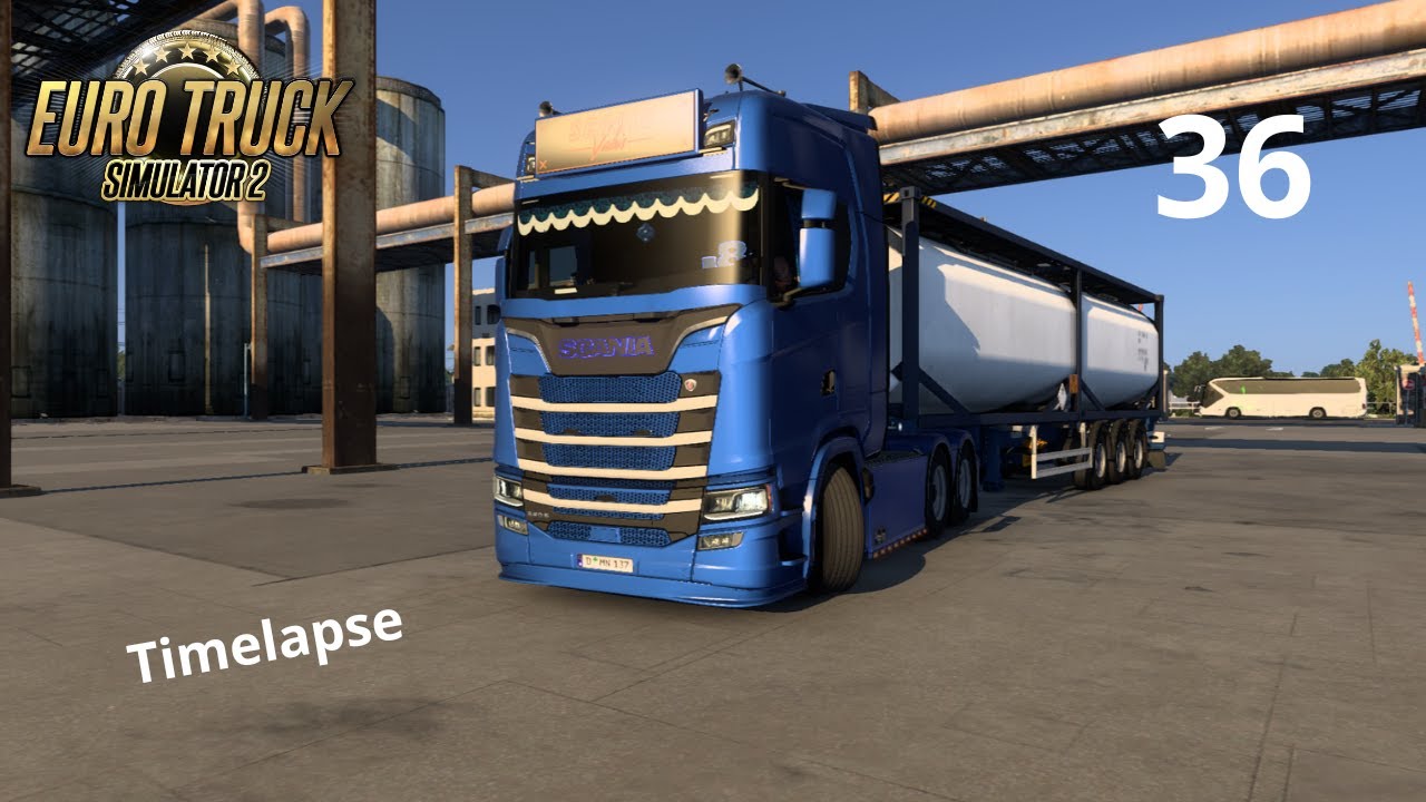 Сдаёмся на работу в Shell на грузовике Euro Truck #36