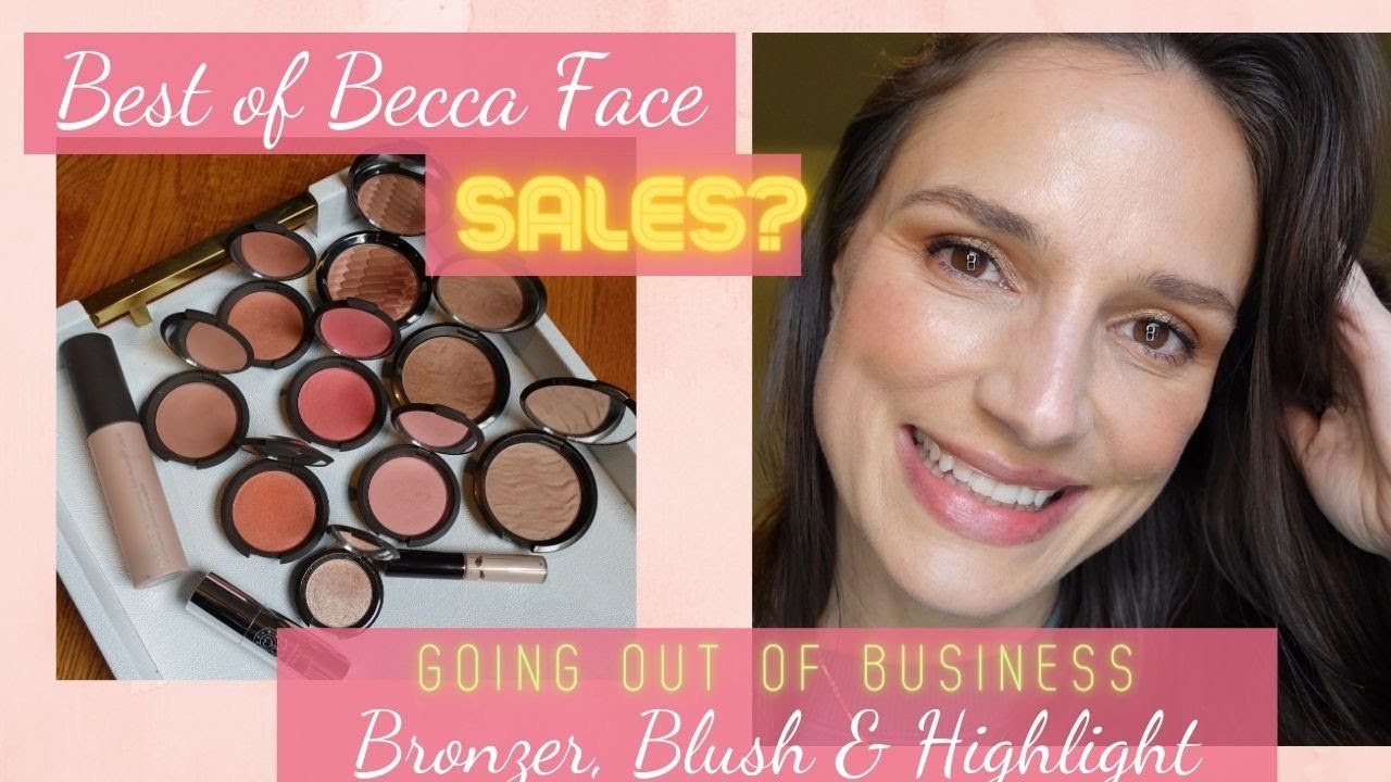 Ranking All of My Becca Face Products- Swatches, Favorites & Try On- Out of Business Sale Coming??