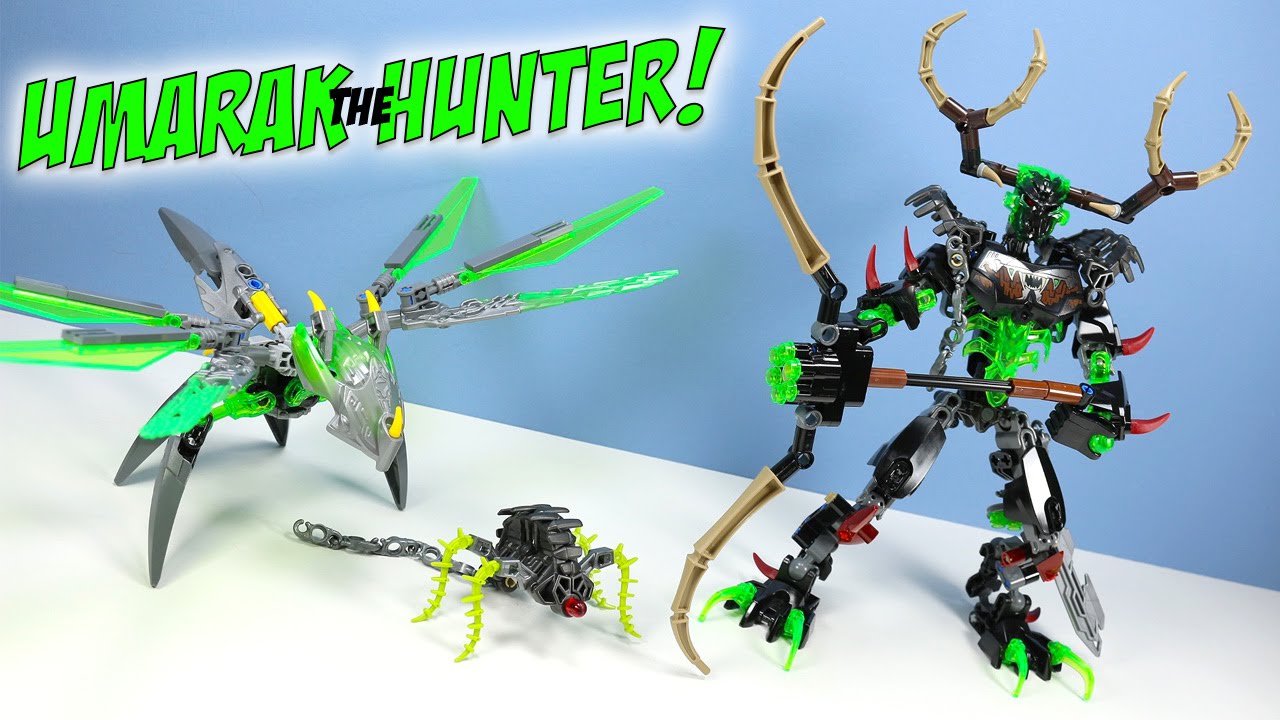 LEGO Bionicle Umarak The Hunter & Uxar Creature 2016 Opening Fast Build Review