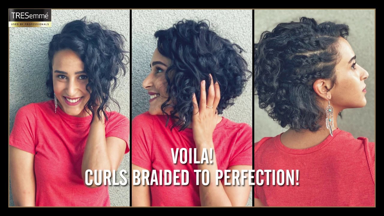 #RamadanReadyWithTRES | Side Braids with Curls DIY Tutorial