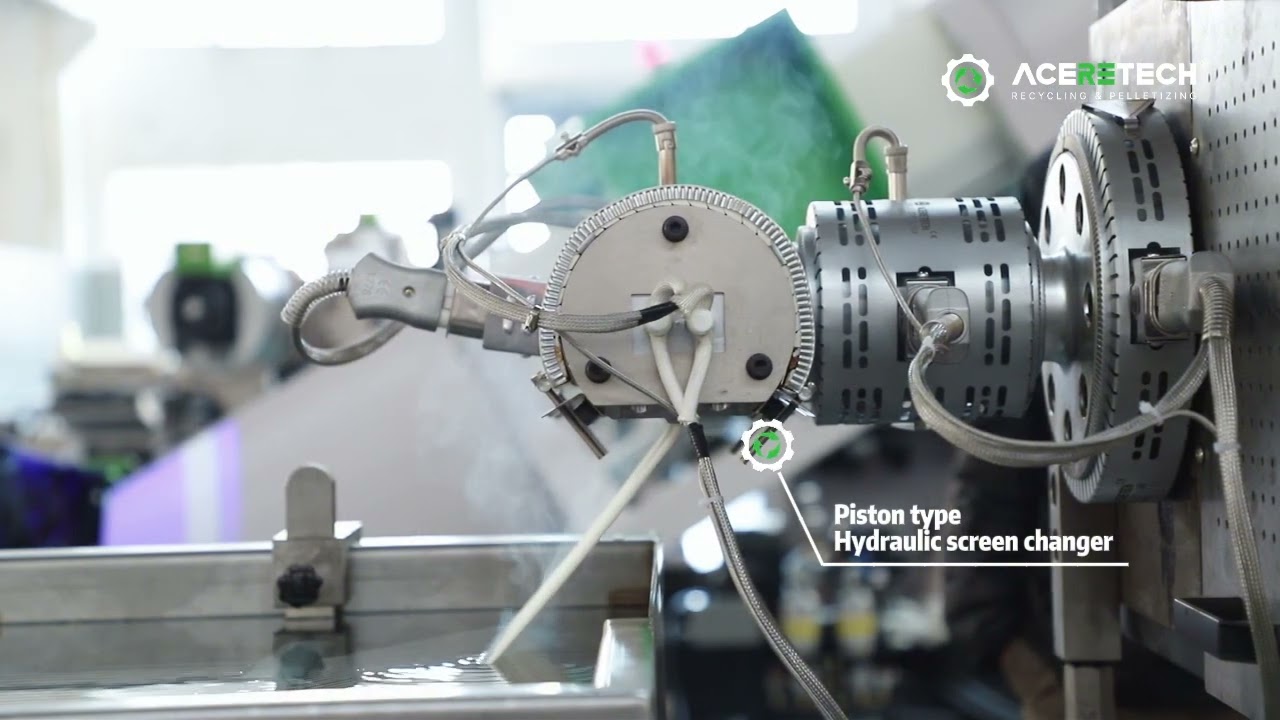 Compacting Pelletizing Machine for PP Non-woven recycling