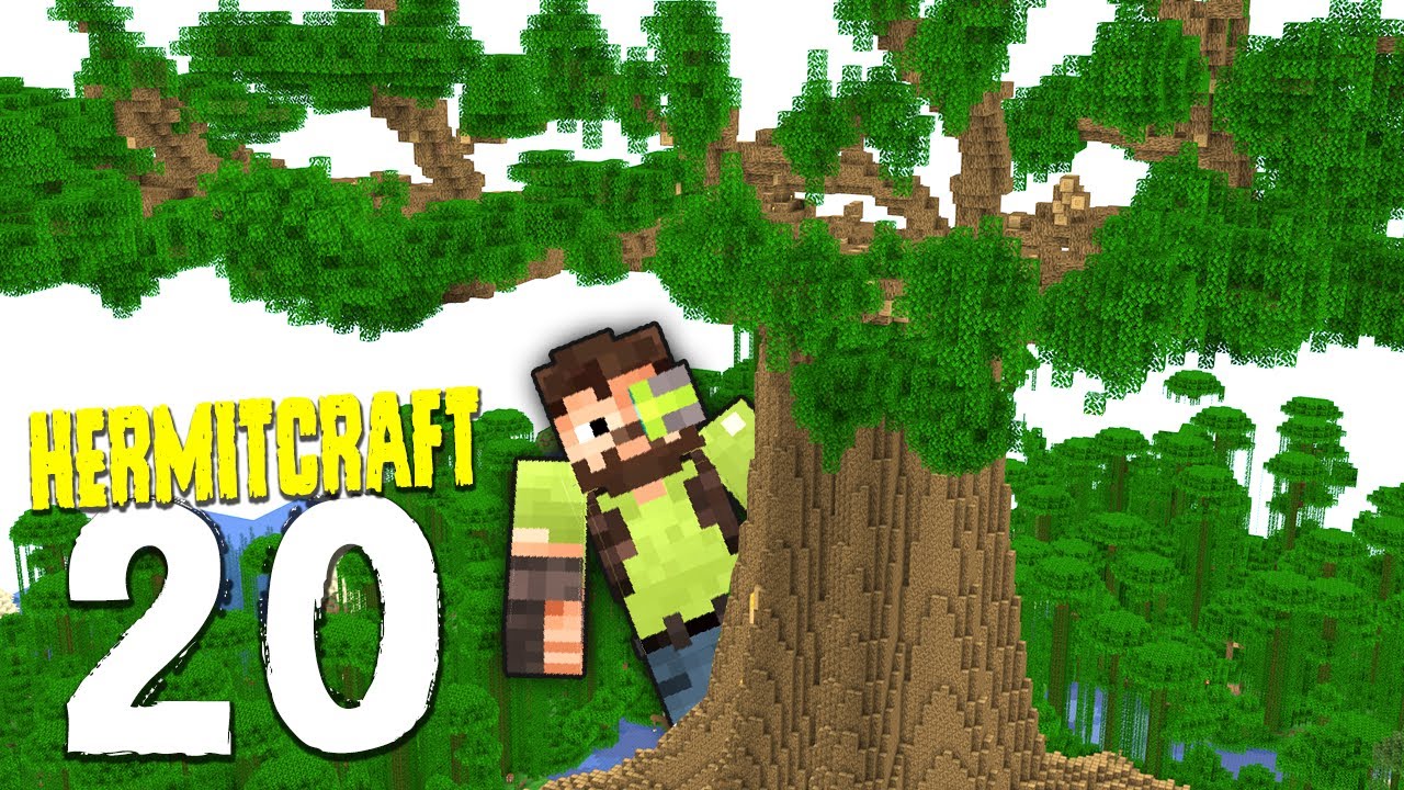 HermitCraft 7: 20 | TREE CANOPY MEGA PROGRESS