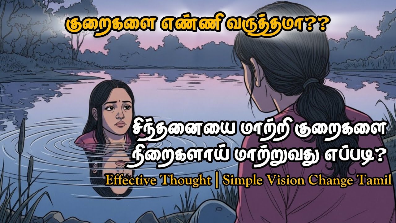😮‍💨சிந்தனையை மாற்றி குறைகளை நிறைகளாய் மாற்றுவது எப்படி? | Effective Life Change | Simple Vision 