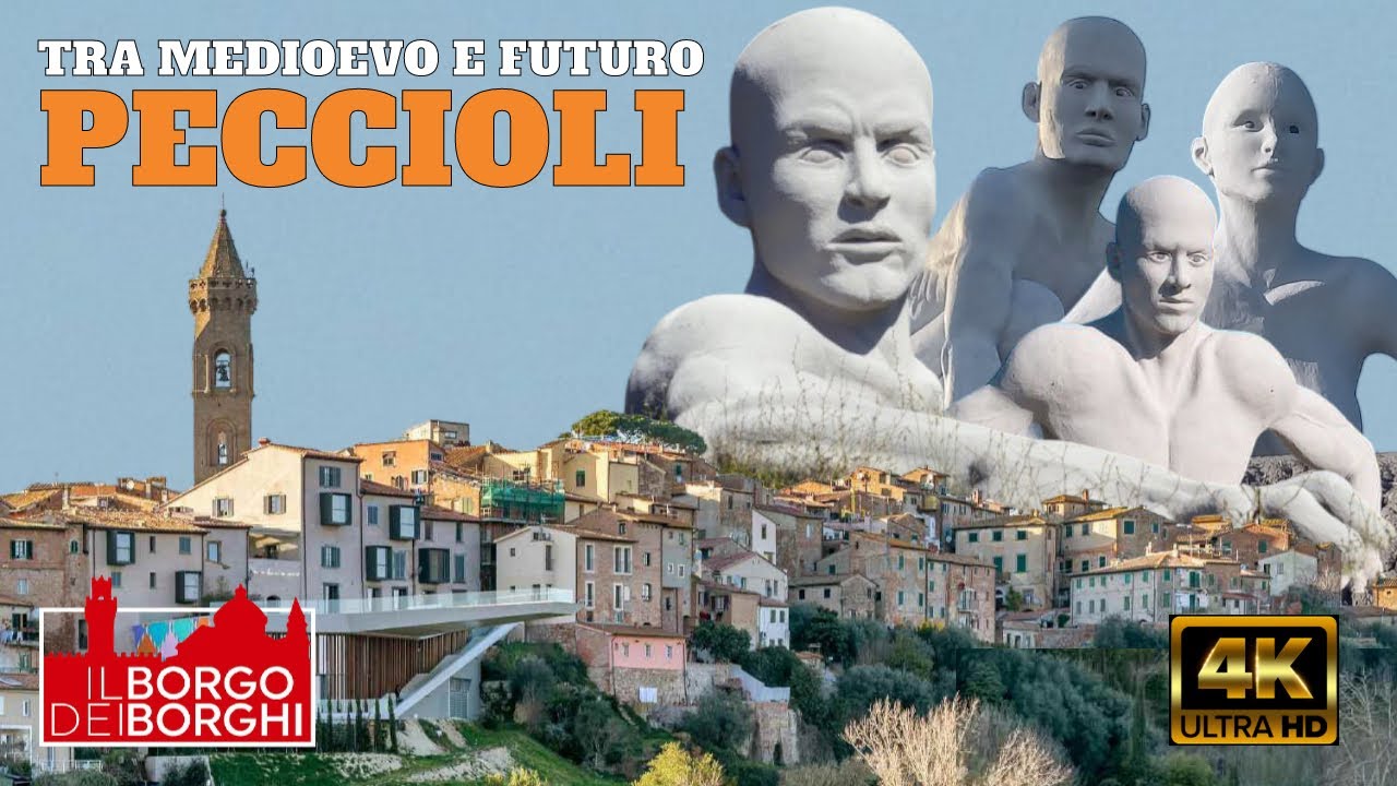 Peccioli (Pi) 🏰 Alla Ricerca dei 4 GIGANTI 🦅 Nel Borgo Fortificato della Rep. di Pisa 🚩 Toscana [4K]