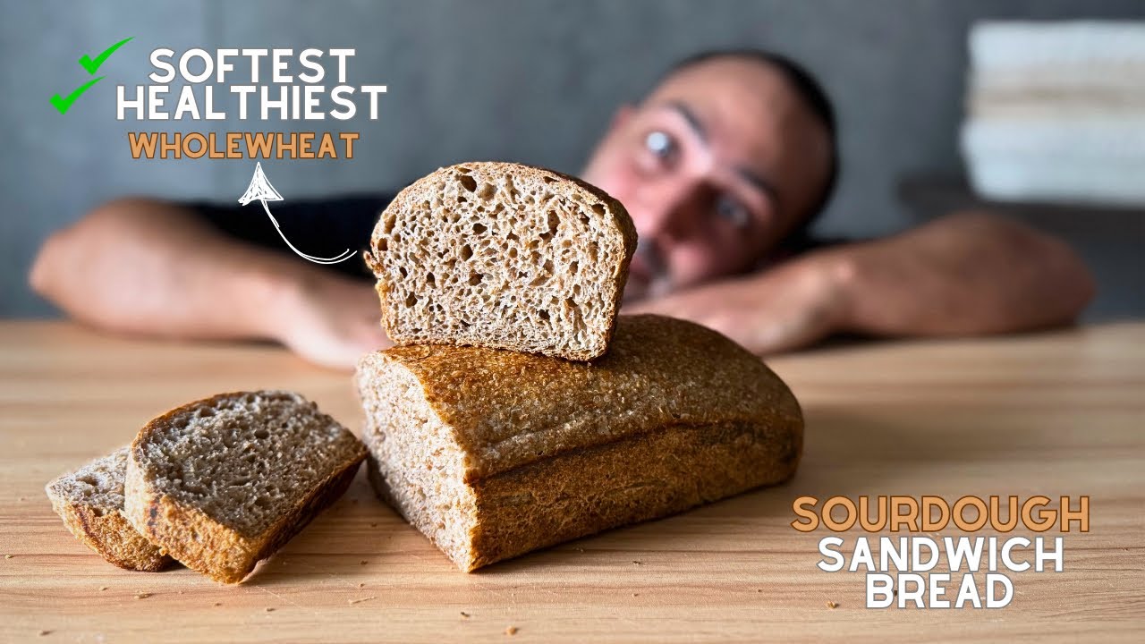 Softest & Healthiest Sourdough Sandwich Loaf