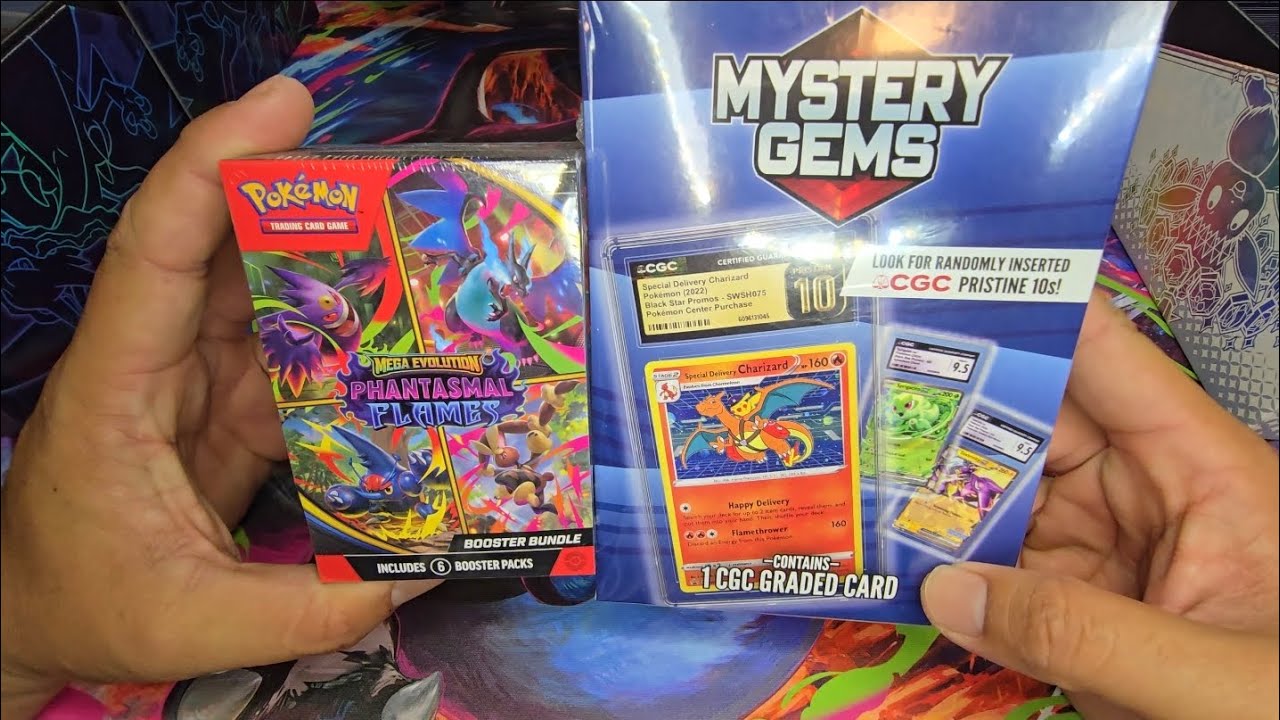 Friday Night Ripz! Mystery Gems Box And A phantasmal Flames Booster Bundle