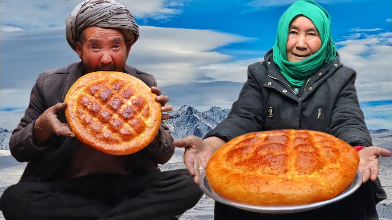 Old lovers living in the cave in winter: delicious afghani 