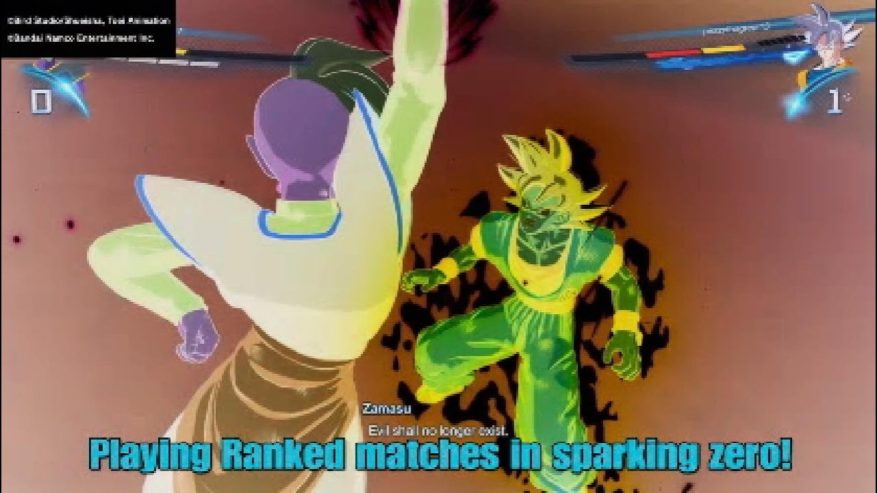 Playing Ranked Matches In sparking zero!!!