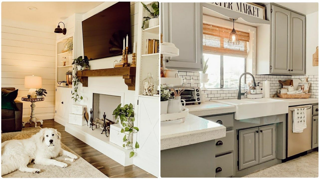 DIY Rustic Farmhouse Home Tour 🌿