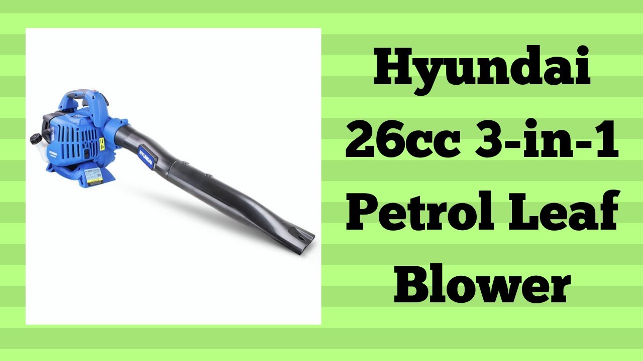 Hyundai 26cc 3 in 1 Petrol Leaf Blower