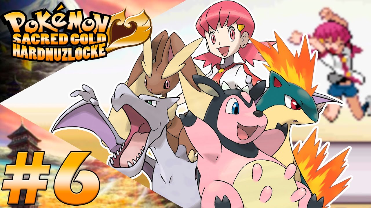 Pokemon Sacred Gold Hardcore Nuzlocke Ep.6 | HAX VS HAX contra la LIDER BLANCA