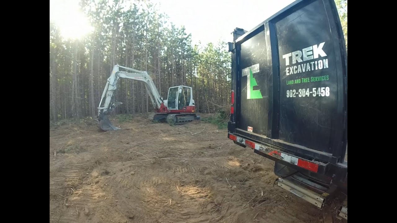 Land Clearing, but easier...for me.  Using a Takeuchi TB290 Excavator and a Takeuchi TB260 Excavator