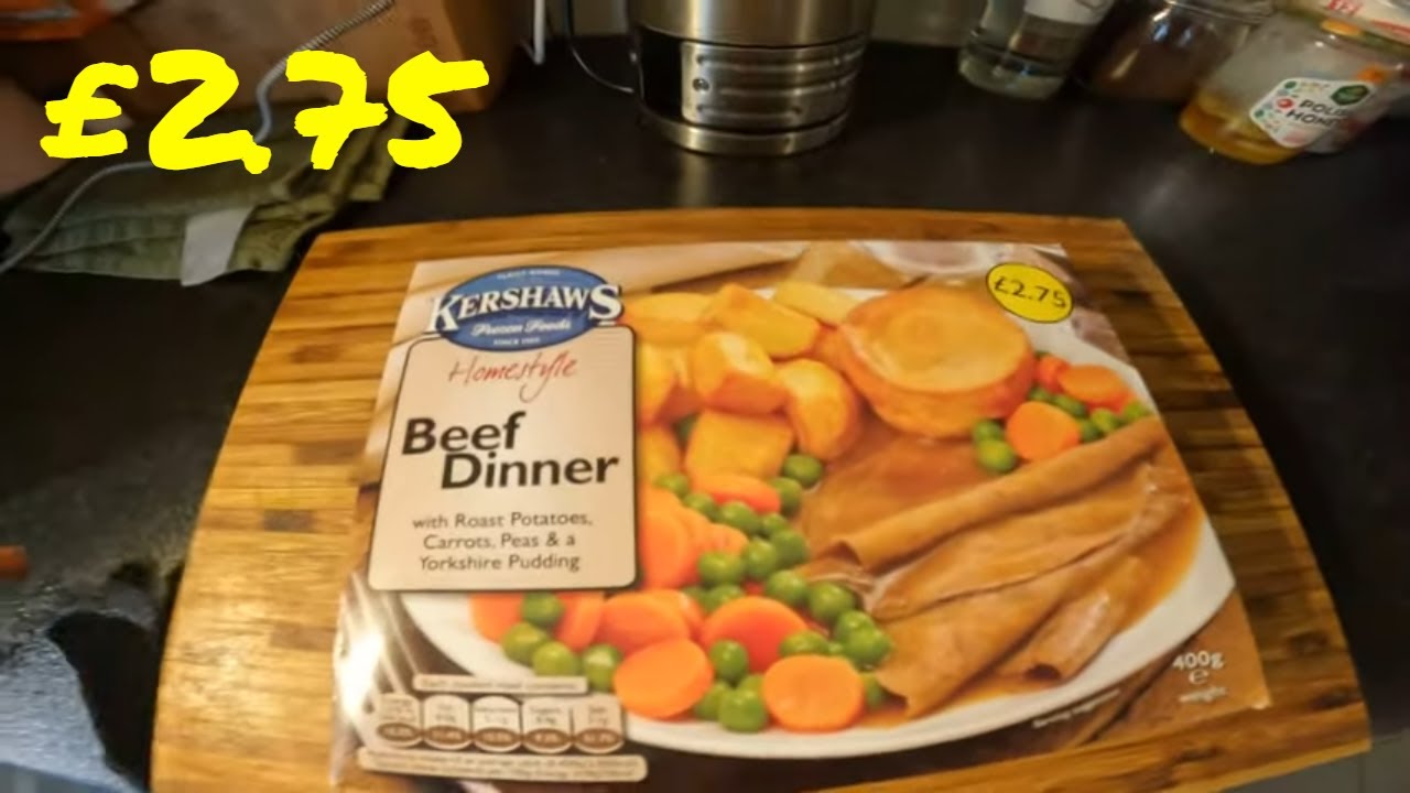 The £2 75 Beef Sunday Roast Dinner Review From KERSHAWS Frozen Foods