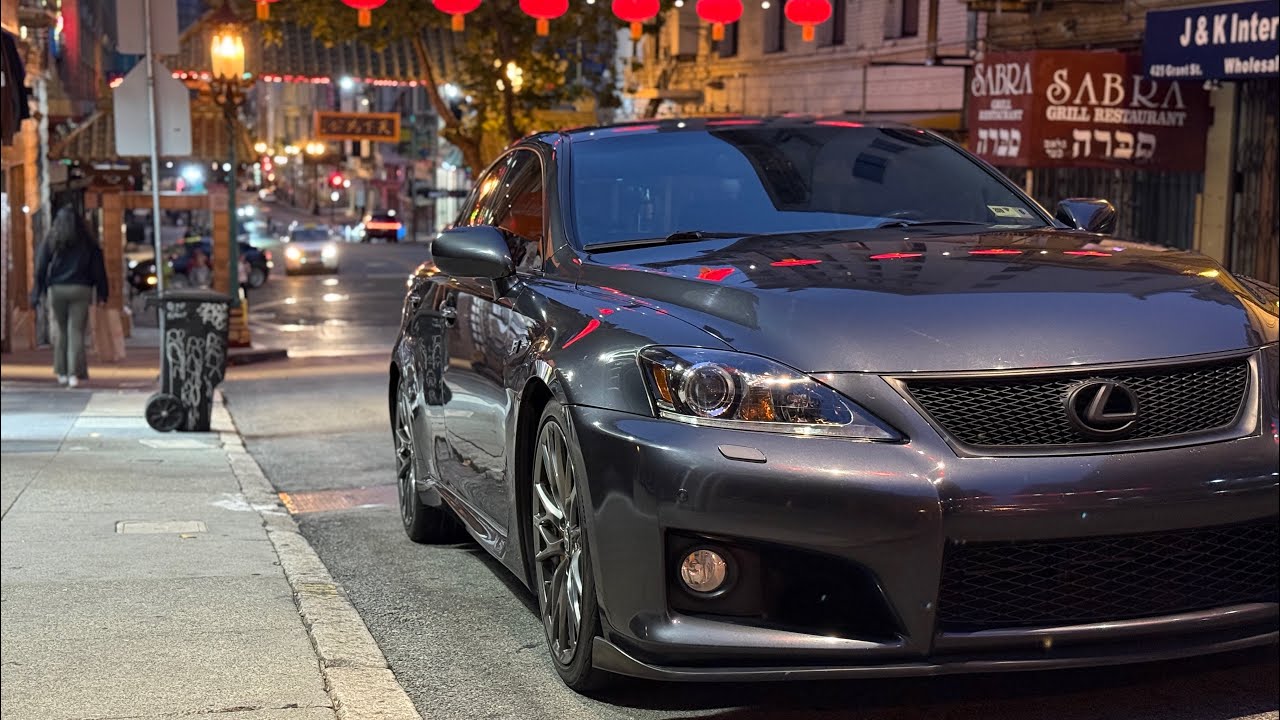 Lexus ISF POV Drive **nightime drive** 440whp 