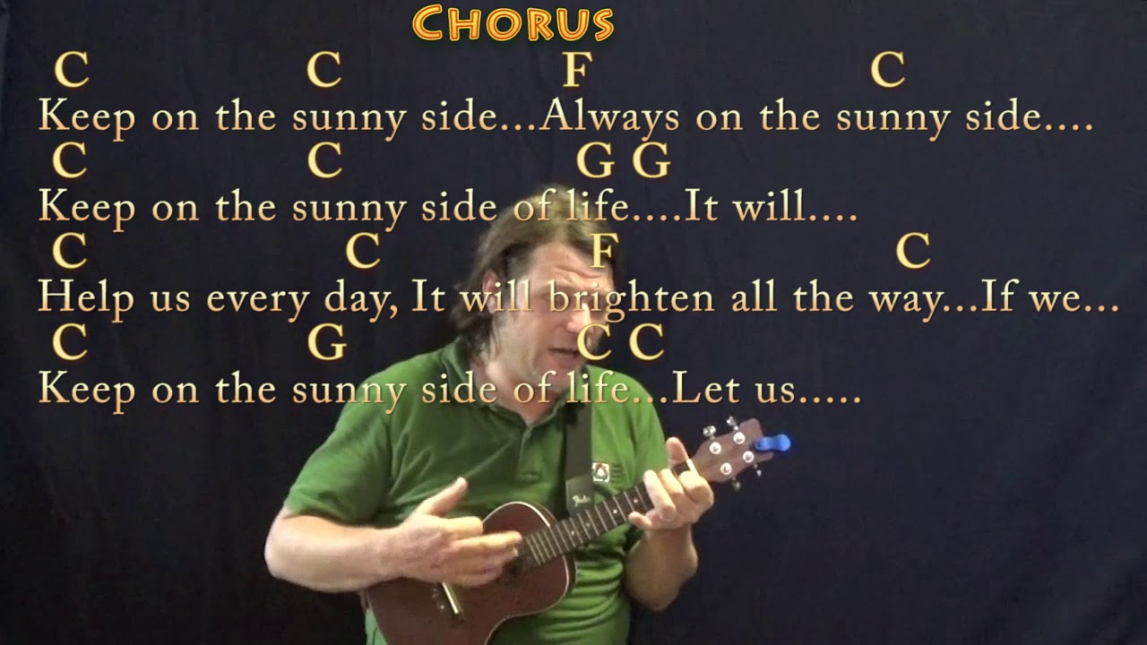 Keep On The Sunny Side (Traditional) Ukulele Cover Lesson in C with Chords/Lyrics