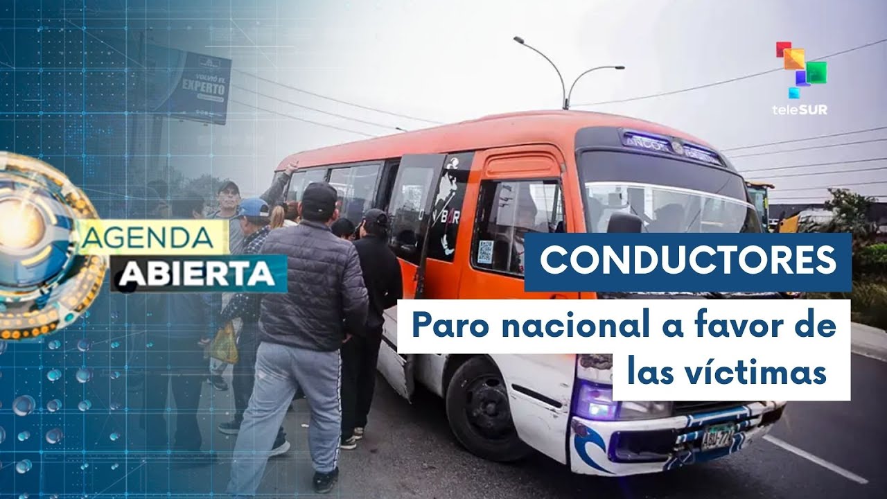 Sector transporte peruano realiza paro nacional