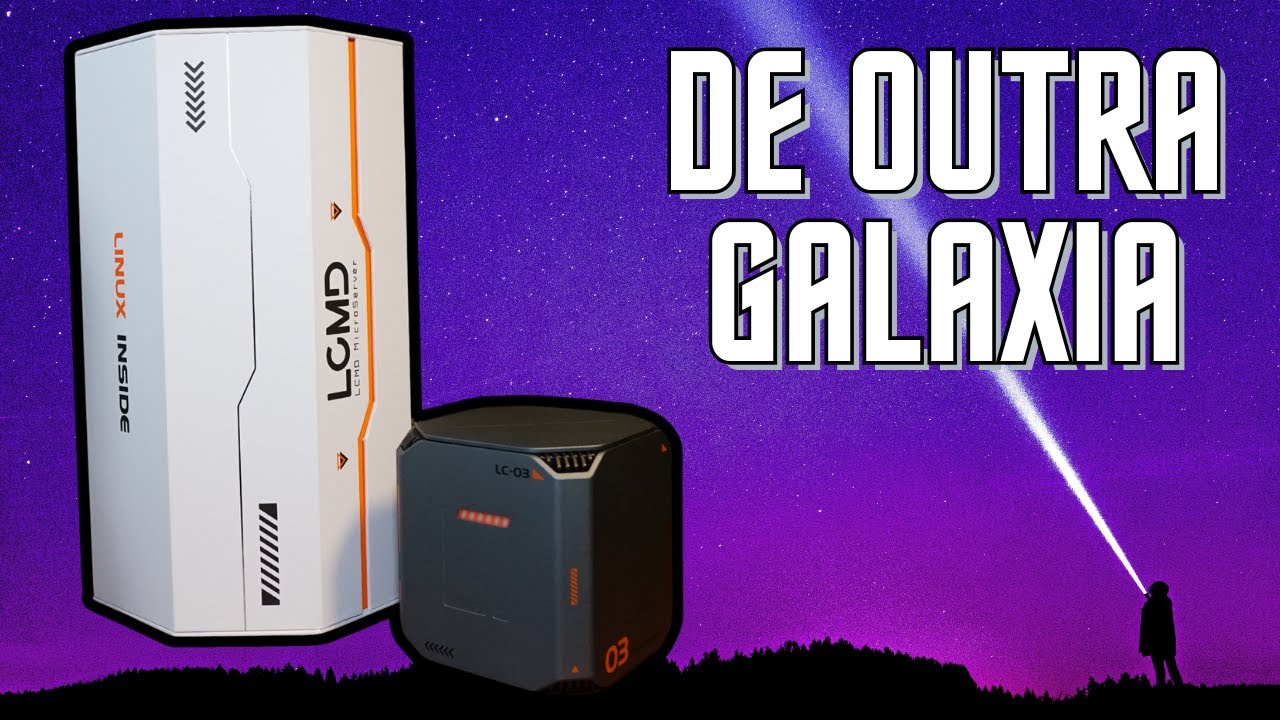 O mini PC mais poderoso para sua nuvem pessoal com AI! LCMD Microserver