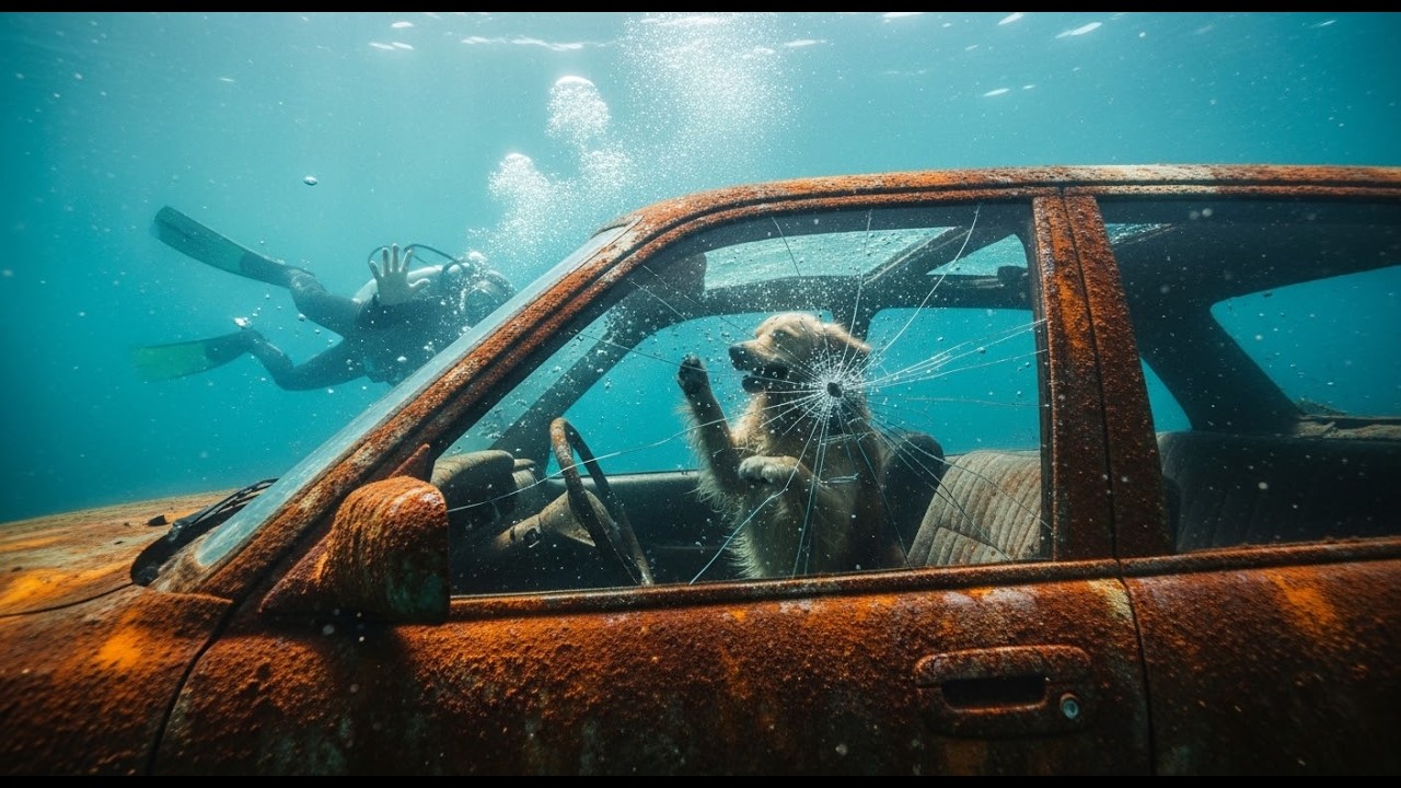 DOG FOUND ALIVE After 2 Weeks Trapped in Underwater Car