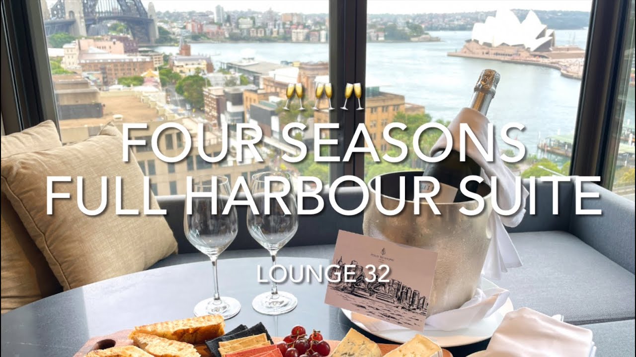 Four Seasons Hotel Sydney | Full Harbour Club Suite | Canapés & Breakfast at Lounge 32 | 悉尼四季酒店