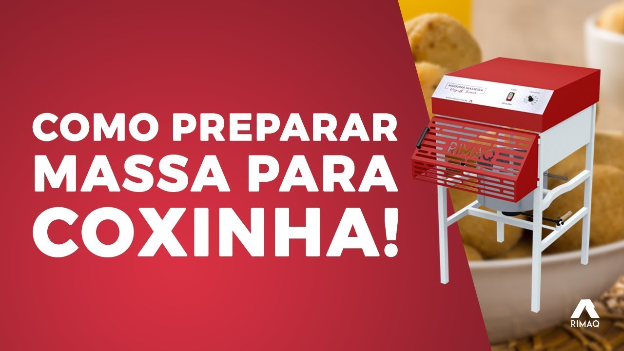 Masseira Rimaq Degust Junior - Como preparar massa para coxinha.