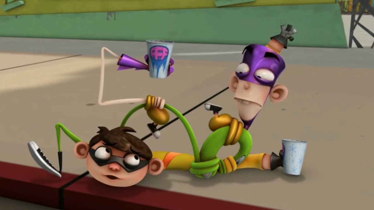 Random fanboy and chum chum episodes but only the slapstick