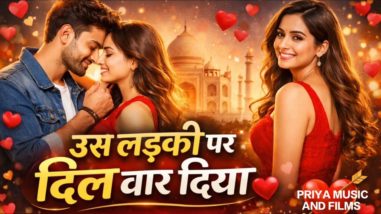 💖 उस लड़की पर दिल वार दिया – New Romantic Hindi Song 2026 💖 #priyamusicandfilms
