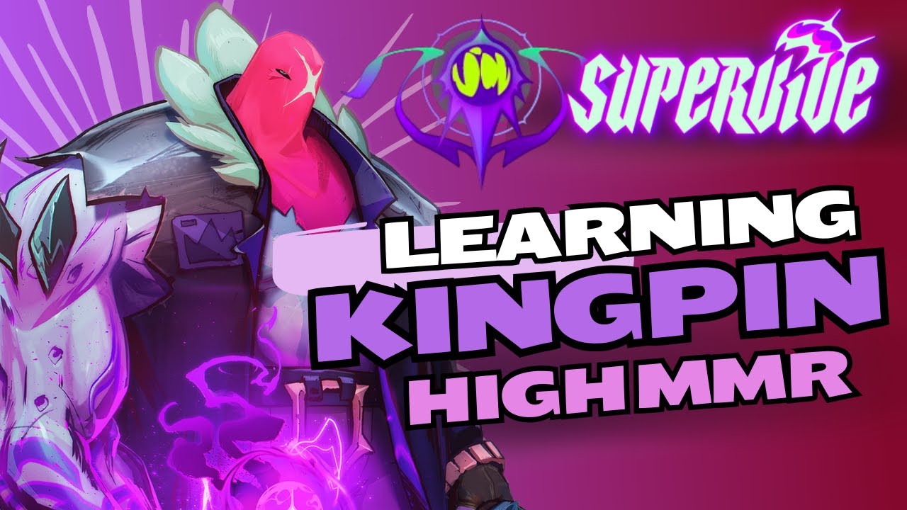 LEARNING KINGPIN IN HIGH MMR LOBBIES | SUPERVIVE GAMEPLAY