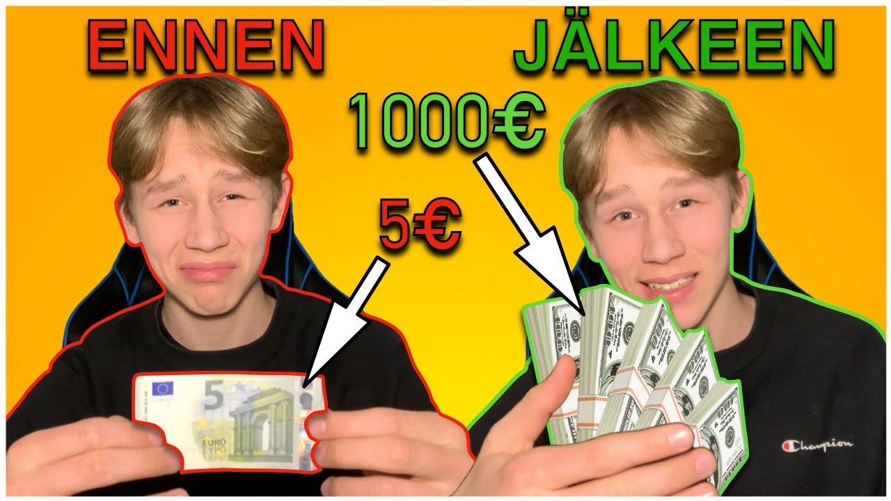 8 + 1 Parasta RAHAN Tienaustapaa NUORENA 🤑 (Toimii 100%)