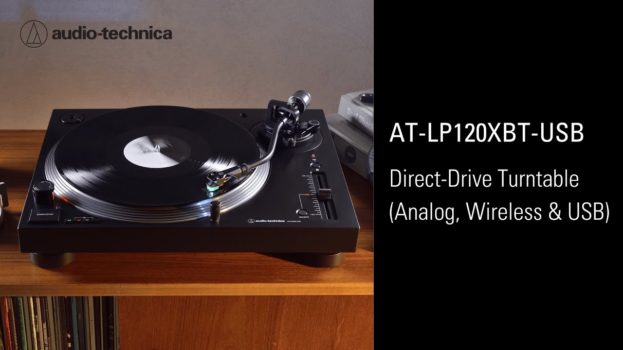 AT-LP120XBT-USB Direct-Drive Turntable (Analog, Wireless & USB)