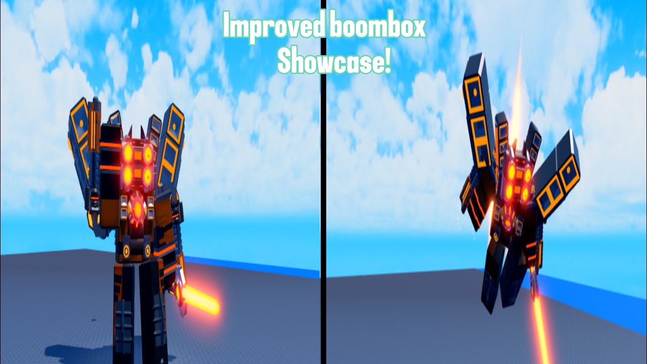 Detailed improved Titan boombox showcase! | Sbsd