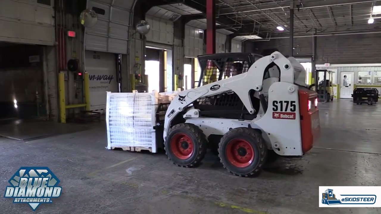 4,000 LB Skid Steer Pallet Forks with 48