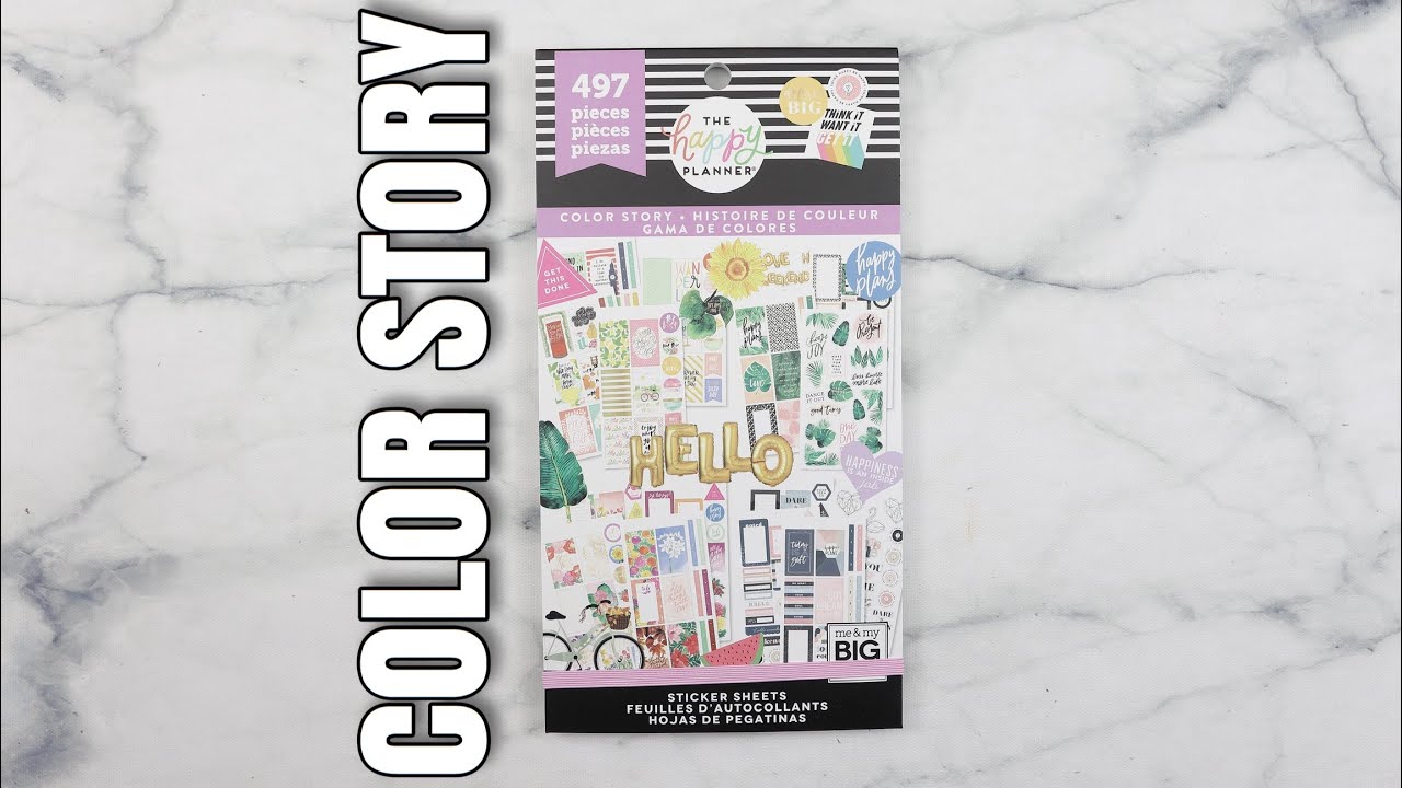 Color Story Value Pack Sticker Book Flipthrough