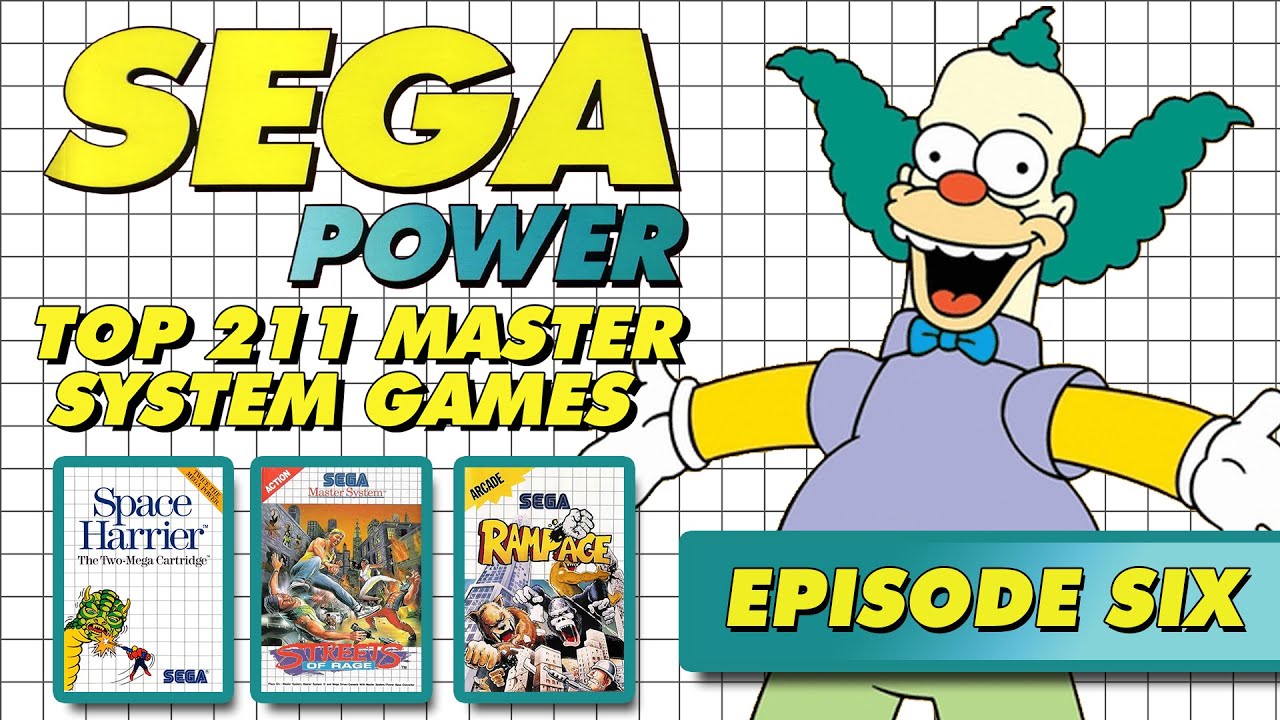 Топ-211 лучших игр для Sega Master System всех времен по версии журнала Sega Power (Часть 6: 75-51)