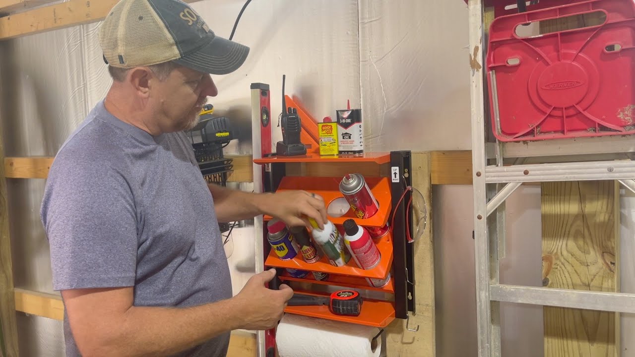 REVIEW: Ultrawall Spray Can Holder Rack With Paper Towel Holder