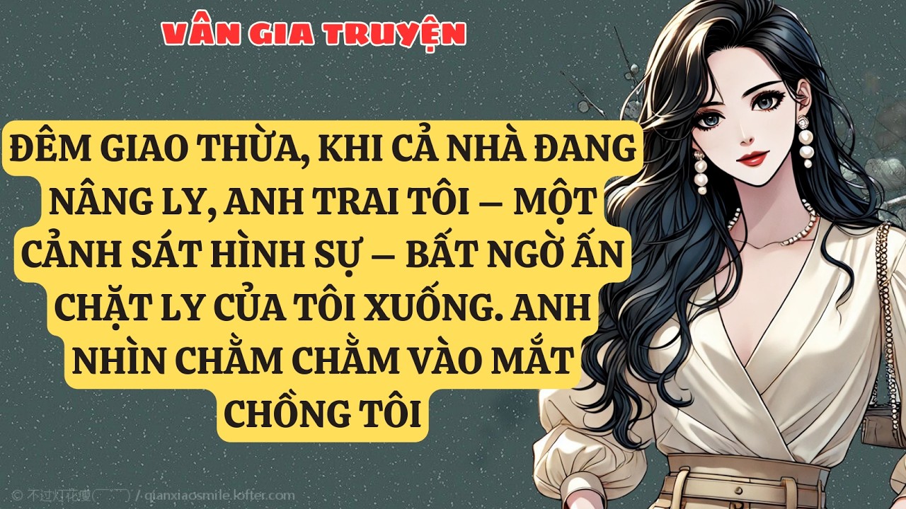 TRUYỆN KỂ:  ĐÊM GIAO THỪA, KHI CẢ NHÀ ĐANG NÂNG LY, ANH TRAI TÔI – MỘT CẢNH SÁT HÌNH SỰ   VG131