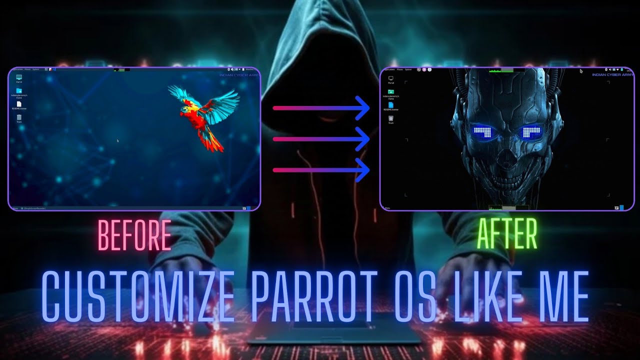 Make Your Parrot OS LOOK AMAZING Like Mine!#parrot_os_customization #parrot_os #webdragon63
