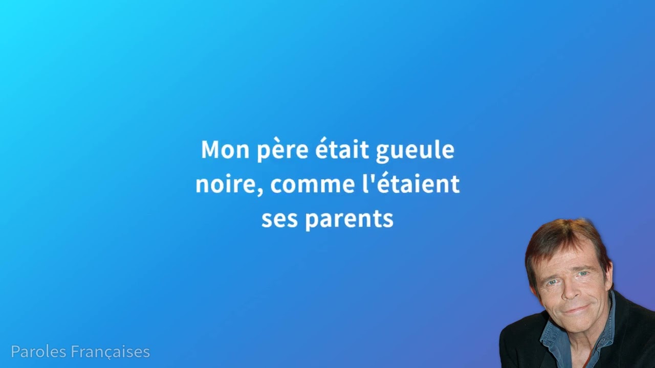 Pierre Bachelet - Les Corons (Paroles)