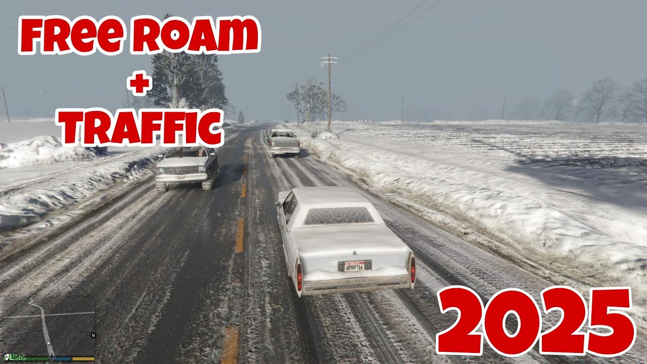 How to get Free Roam + Traffic in North Yankton | NO MODS GTA V