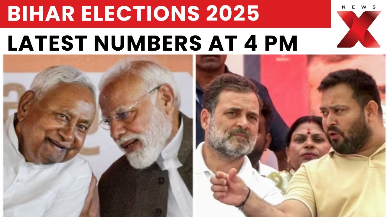 Bihar Elections 2025: Latest Numbers At 4 PM | NDA Sweeps Bihar