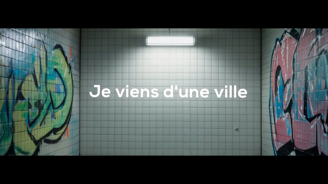 Je viens d'une ville - Evan Mc Gregor (Lyrics visualizer officiel)