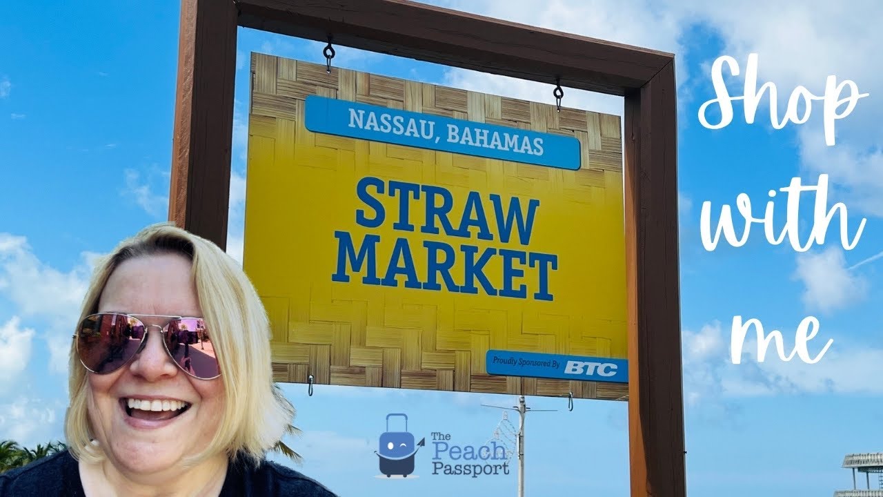 Straw Market Nassau Bahamas | Shop with Me | Nassau Cruise Port Vlog #cruisevlog