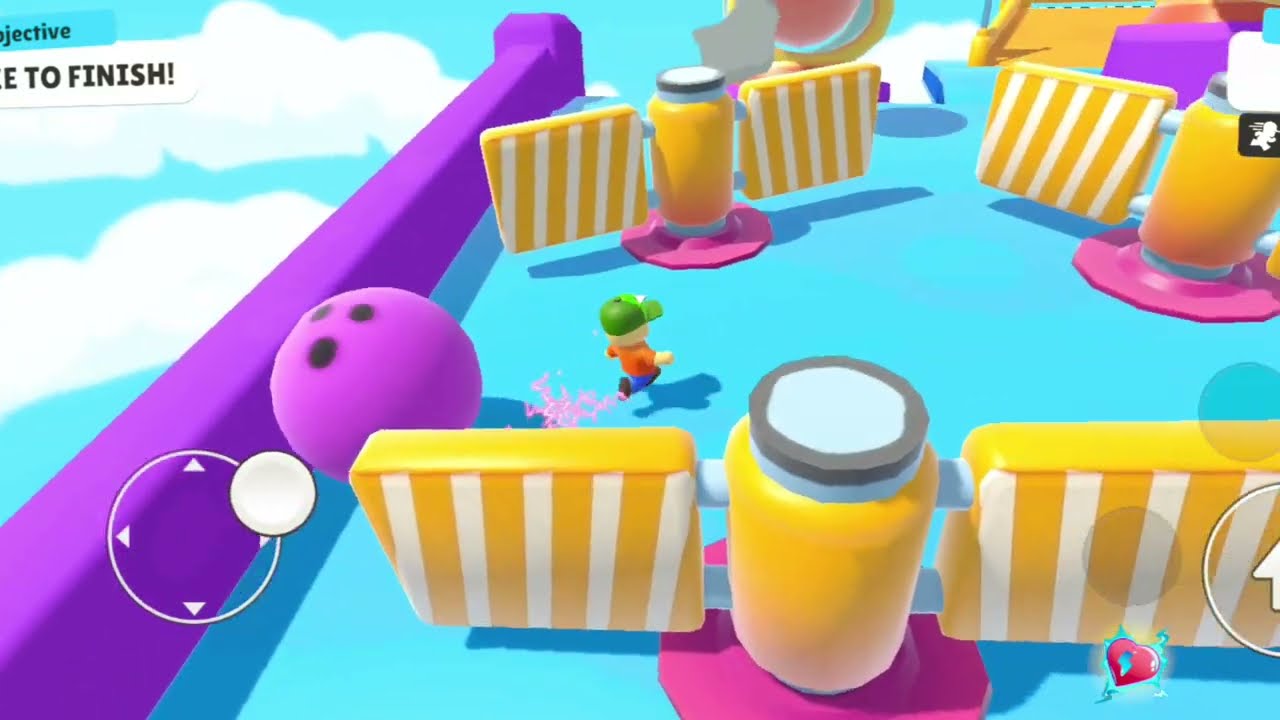 Stumble Guys New update all map unlocking Android-ios gameplay