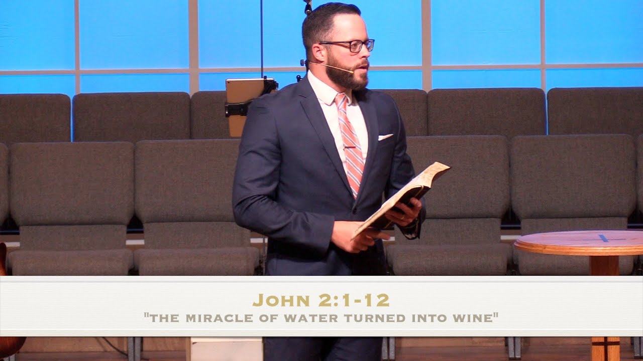 "The Miracle of Water Turned into Wine" - John 2:1-12 (12.5.21) - Dr. Jordan N. Rogers