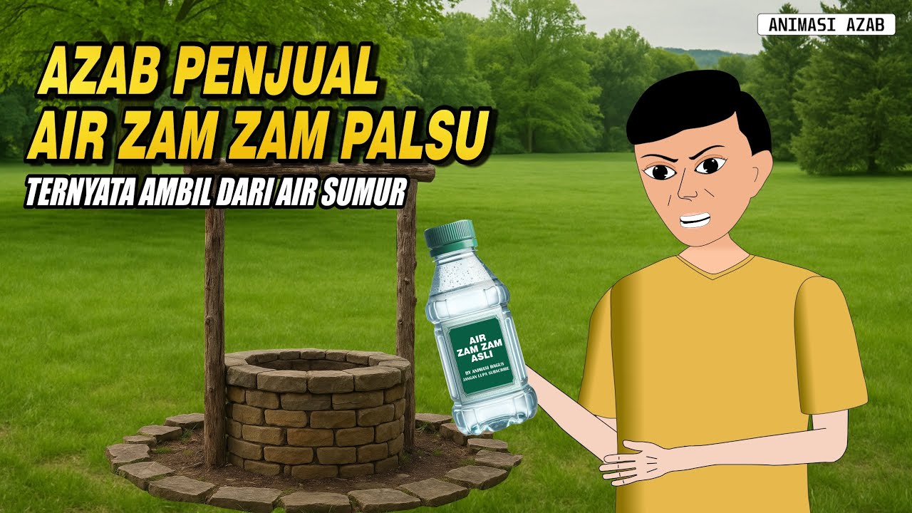Azab Penjual Air Zam Zam Palsu Berakhir Tragiss - ANIMASI AZAB