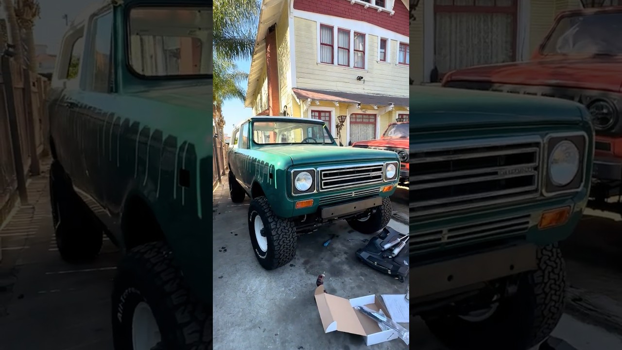 Scout Traveler tailgate conversion build 
