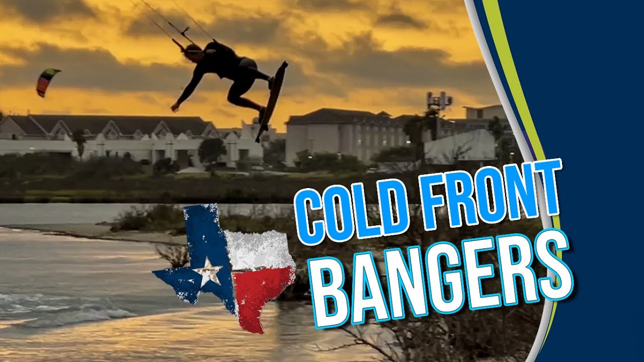 Texas cold front bangers | Corpus Christi Tx kiteboarding