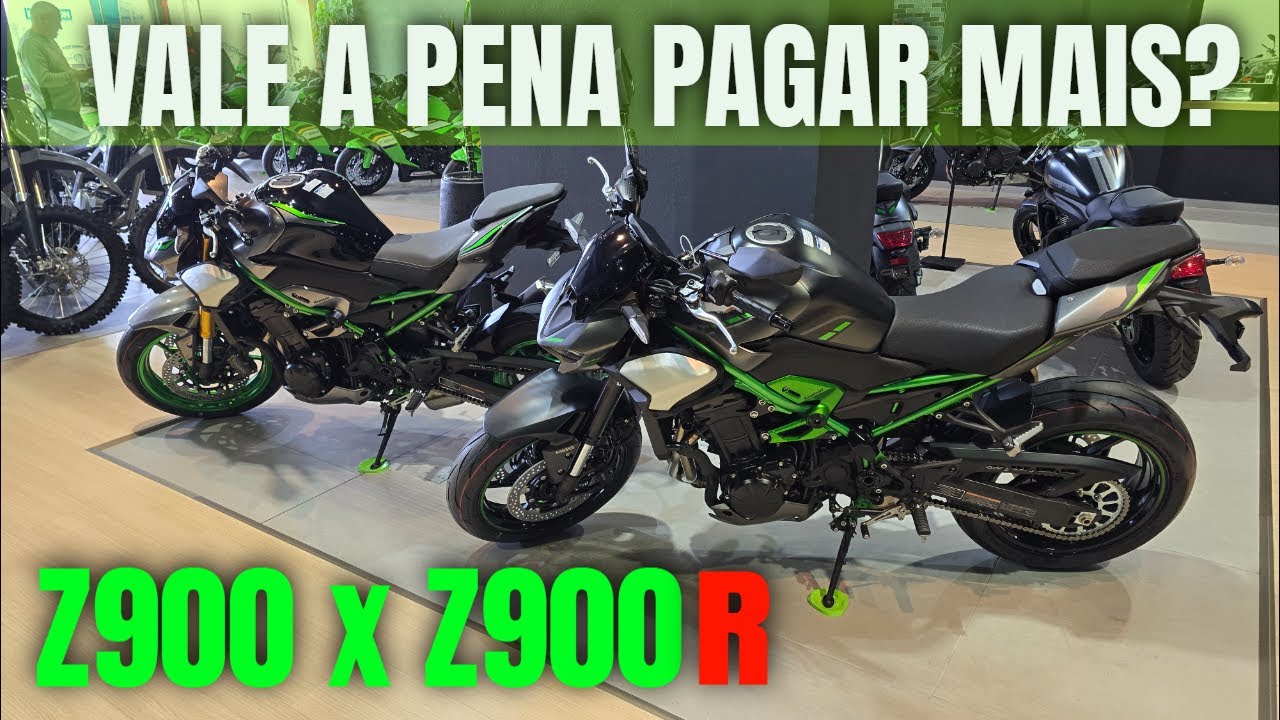 Kawasaki Z900 x Z900R 2026 | Vale 8 mil a mais? Diferenças e tudo que você precisa saber