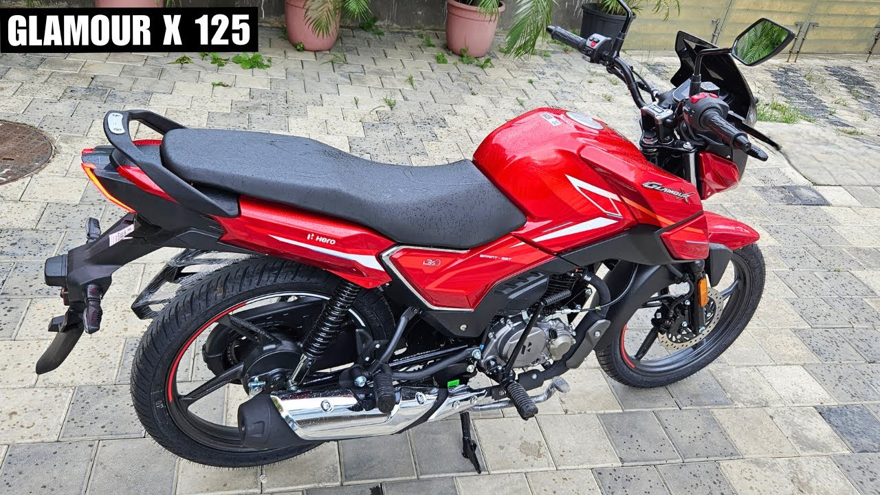 2025 Hero Glamour X 125 Disc Review - Price & All Colors | Mileage | glamourx125