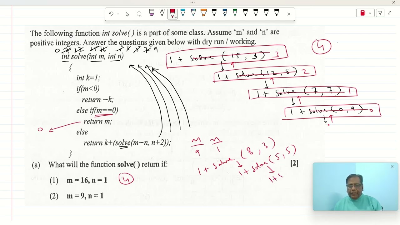 Recursion Question 2025 in Java Explained | ISC Computer Science |Java |