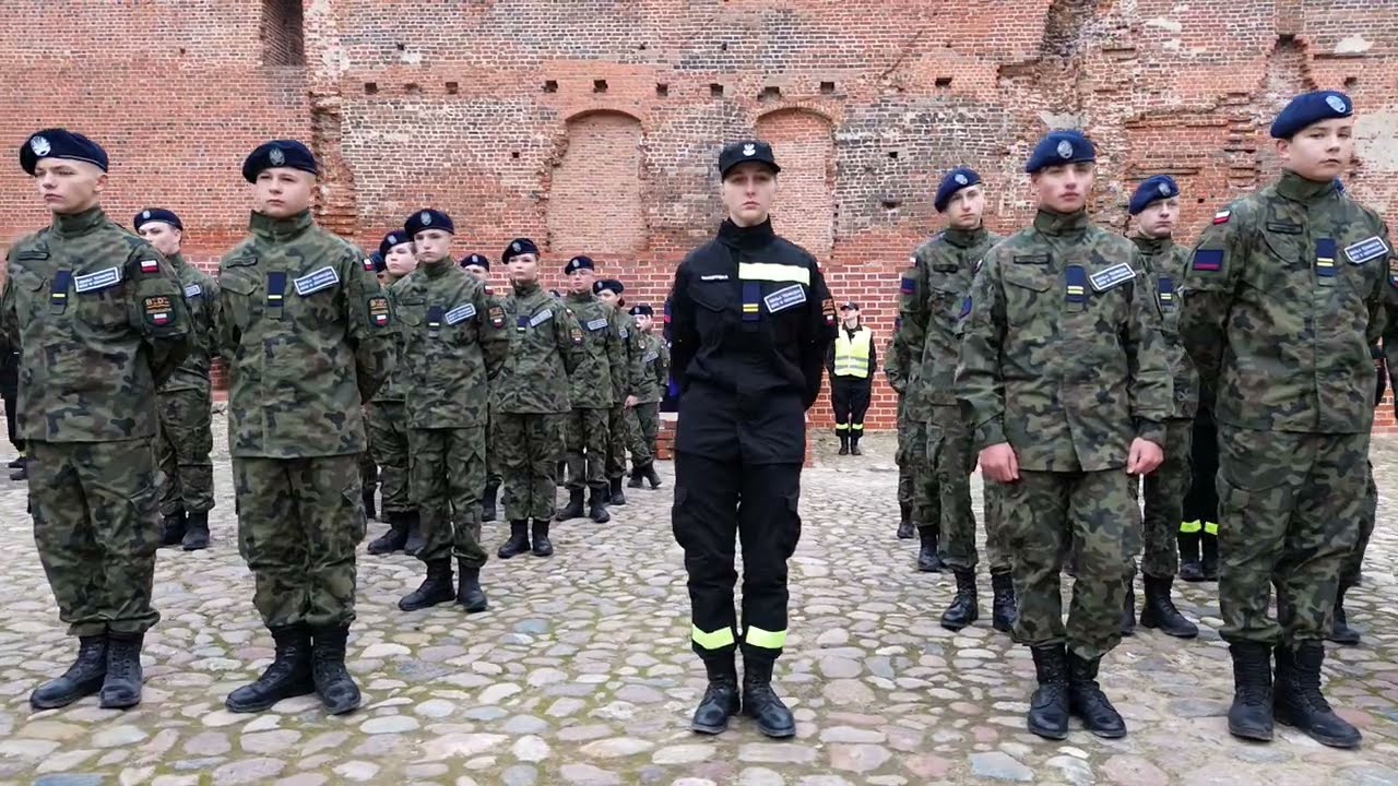 Ślubowanie Kadetów Klas I Szkoły Technicznej im.  Gen. Władysława Andersa BZDZ w Ciechanowie